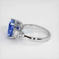 7.10 Ct. Blue Sapphire Ring, Platinum 950 4