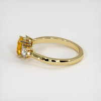 1.34 Ct. Yellow Sapphire Ring, 18K Yellow Gold 4