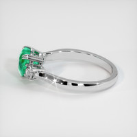 1.19 Ct. Emerald Ring, Platinum 950 4