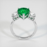 3.07 Ct. Emerald Ring, Platinum 950 3