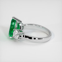 3.07 Ct. Emerald Ring, Platinum 950 4