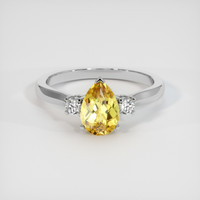 1.27 Ct. Gemstone Ring, Platinum 950 1