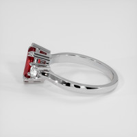1.31 Ct. Ruby Ring, Platinum 950 4