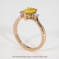 1.27 Ct. Gemstone Ring, 14K Rose Gold 2