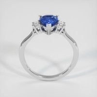 1.68 Ct. Blue Sapphire Ring, 10K White Gold 3