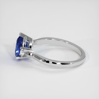 1.68 Ct. Blue Sapphire Ring, 10K White Gold 4