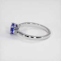 1.53 Ct. Color Change Sapphire Ring, 10K White Gold 4