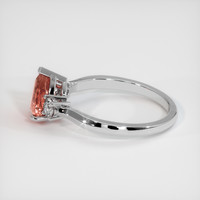 2.00 Ct. Sapphire Ring, 14K White Gold 4