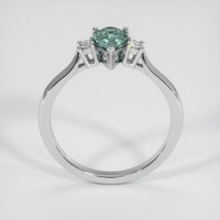 0.84 Ct. Sapphire Ring, 14K White Gold 3