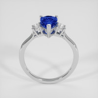 1.59 Ct. Blue Sapphire Ring, 18K White Gold 3