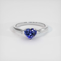1.53 Ct. Color Change Sapphire Ring, 18K White Gold 1