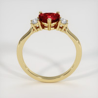 1.33 Ct. Ruby Ring, 14K Yellow Gold 3