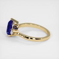 2.55 Ct. Blue Sapphire Ring, 18K Yellow Gold 4
