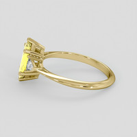 1.11 Ct. Yellow Sapphire Ring, 18K Yellow Gold 4
