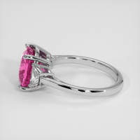 4.50 Ct. Pink Sapphire Ring, Platinum 950 4