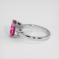 4.50 Ct. Pink Sapphire Ring, 10K White Gold 4