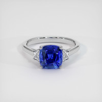 4.50 Ct. Sapphire Ring, 14K White Gold 1