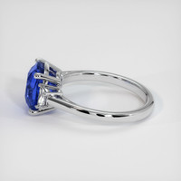 5.00 Ct. Sapphire Ring, 14K White Gold 4