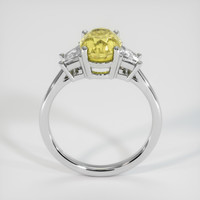 2.67 Ct. Yellow Sapphire Ring, 14K White Gold 3