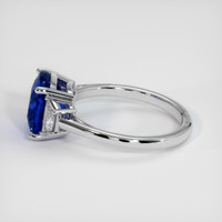 5.03 Ct. Sapphire Ring, 14K White Gold 4