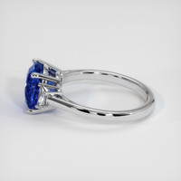 4.54 Ct. Sapphire Ring, 18K White Gold 4