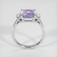 3.02 Ct. Purple Sapphire Ring, 18K White Gold 3