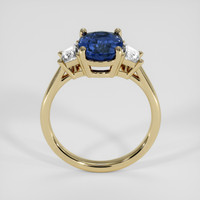 2.34 Ct. Blue Sapphire Ring, 14K Yellow Gold 3