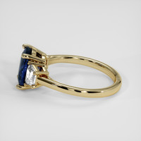 2.34 Ct. Blue Sapphire Ring, 14K Yellow Gold 4