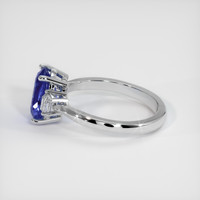 2.56 Ct. Blue Sapphire Ring, Platinum 950 4