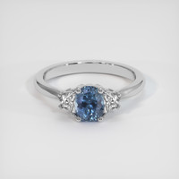 0.81 Ct. Sapphire Ring, Platinum 950 1