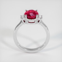 3.01 Ct. Ruby Ring, Platinum 950 3