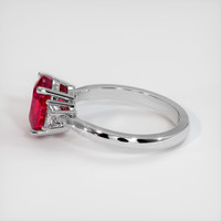 3.01 Ct. Ruby Ring, Platinum 950 4