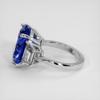 11.09 Ct. Blue Sapphire Ring, Platinum 950 4