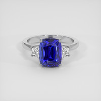 4.10 Ct. Blue Sapphire Ring, Platinum 950 1