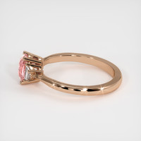 1.12 Ct. Padparadscha Sapphire Ring, 18K Rose Gold 4