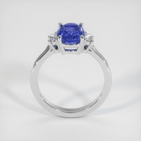 2.56 Ct. Blue Sapphire Ring, 14K White Gold 3