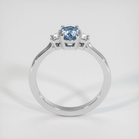 0.98 Ct. Sapphire Ring, 18K White Gold 3