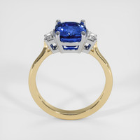 3.66 Ct. Sapphire Ring, 18K White & Yellow 3