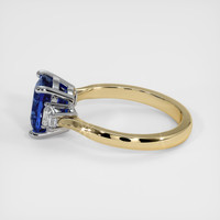 3.66 Ct. Sapphire Ring, 18K White & Yellow 4
