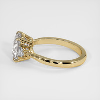 3.01 Ct. White Sapphire Ring, 14K Yellow Gold 4