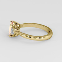 1.70 Ct. Padparadscha Sapphire Ring, 14K Yellow Gold 4