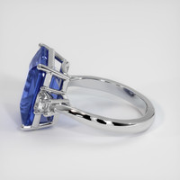 8.14 Ct. Blue Sapphire Ring, Platinum 950 4