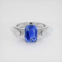 4.12 Ct. Sapphire Ring, Platinum 950 1
