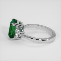 3.86 Ct. Emerald Ring, Platinum 950 4