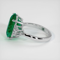 6.36 Ct. Emerald Ring, Platinum 950 4