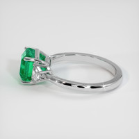 2.55 Ct. Emerald Ring, Platinum 950 4