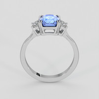 2.18 Ct. Blue Sapphire Ring, Platinum 950 3