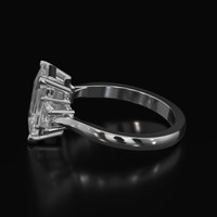 4.00 Ct. Sapphire Ring, Platinum 950 4