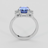 2.60 Ct. Blue Sapphire Ring, Platinum 950 3