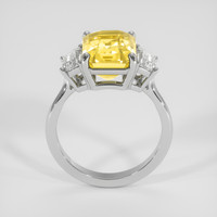 5.02 Ct. Yellow Sapphire Ring, Platinum 950 3